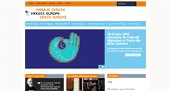 Desktop Screenshot of emmaus-europe.org