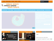 Tablet Screenshot of emmaus-europe.org
